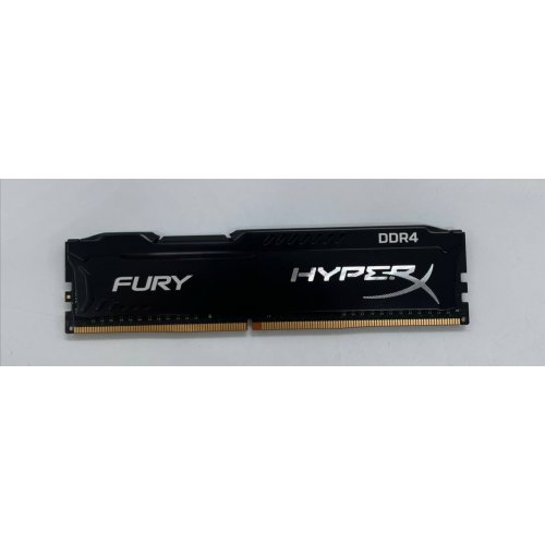 Озп Kingston DDR4 4Gb 2400Mhz HyperX FURY Black (HX424C15FB/4) (Відновлено продавцем, 669489) купити з перевіркою сумісності: огляд, характеристики, ціна у Києві, Львові, Вінниці, Хмельницькому, Івано-Франківську, Україні | інтернет-магазин TELEMART.UA фото