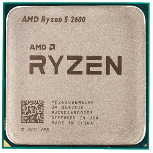 Процесор AMD Ryzen 5 2600 3.4(3.9)GHz 16MB sAM4 Tray (YD2600BBM6IAF) (Відновлено продавцем, 669505) купити з перевіркою сумісності: огляд, характеристики, ціна у Києві, Львові, Вінниці, Хмельницькому, Івано-Франківську, Україні | інтернет-магазин TELEMART.UA фото