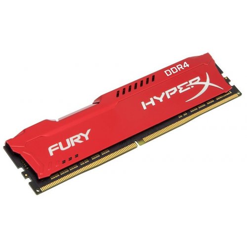 Фото ОЗП Kingston DDR4 8GB 2400Mhz HyperX FURY Red (HX424C15FR2/8)