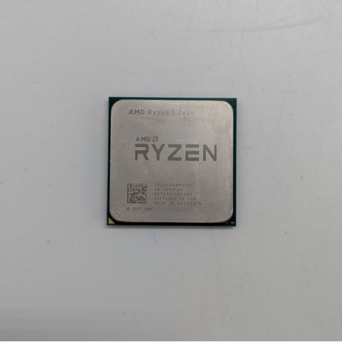 Процесор AMD Ryzen 5 2600 3.4(3.9)GHz 16MB sAM4 Tray (YD2600BBM6IAF) (Відновлено продавцем, 669676) купити з перевіркою сумісності: огляд, характеристики, ціна у Києві, Львові, Вінниці, Хмельницькому, Івано-Франківську, Україні | інтернет-магазин TELEMART.UA фото