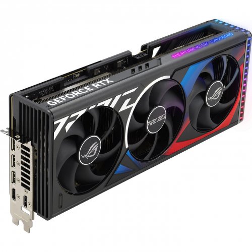 Відеокарта Asus ROG Strix GeForce RTX 4080 SUPER 16384MB (ROG-STRIX-RTX4080S-16G-GAMING FR) Factory Recertified купити з перевіркою сумісності: огляд, характеристики, ціна у Києві, Львові, Вінниці, Хмельницькому, Івано-Франківську, Україні | інтернет-магазин TELEMART.UA фото