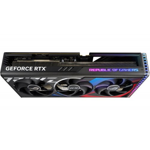 Відеокарта Asus ROG Strix GeForce RTX 4080 SUPER 16384MB (ROG-STRIX-RTX4080S-16G-GAMING FR) Factory Recertified купити з перевіркою сумісності: огляд, характеристики, ціна у Києві, Львові, Вінниці, Хмельницькому, Івано-Франківську, Україні | інтернет-магазин TELEMART.UA фото