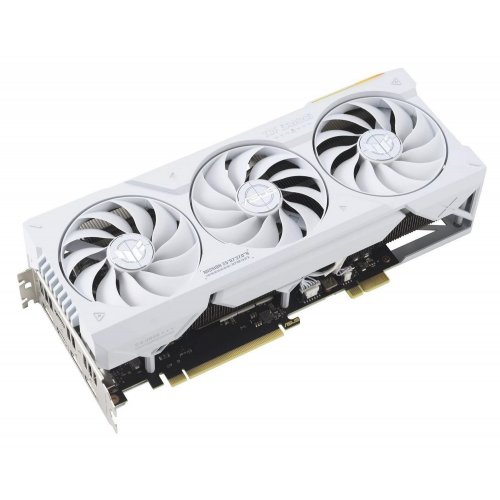 Купить Видеокарта Asus TUF Gaming GeForce RTX 4070 Ti SUPER BTF OC White 16384MB (TUF-RTX4070TIS-O16G-BTF-WHITE FR) Factory Recertified с проверкой совместимости: обзор, характеристики, цена в Киеве, Днепре, Одессе, Харькове, Украине | интернет-магазин TELEMART.UA фото