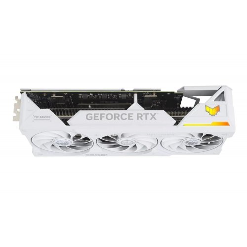 Відеокарта Asus TUF Gaming GeForce RTX 4070 Ti SUPER BTF OC White 16384MB (TUF-RTX4070TIS-O16G-BTF-WHITE FR) Factory Recertified купити з перевіркою сумісності: огляд, характеристики, ціна у Києві, Львові, Вінниці, Хмельницькому, Івано-Франківську, Україні | інтернет-магазин TELEMART.UA фото