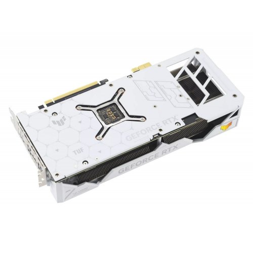 Відеокарта Asus TUF Gaming GeForce RTX 4070 Ti SUPER BTF OC White 16384MB (TUF-RTX4070TIS-O16G-BTF-WHITE FR) Factory Recertified купити з перевіркою сумісності: огляд, характеристики, ціна у Києві, Львові, Вінниці, Хмельницькому, Івано-Франківську, Україні | інтернет-магазин TELEMART.UA фото