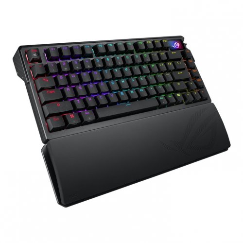 Купити Клавіатура Asus ROG Azoth Extreme NX Snow Switch (90MP03MA-BKUA01) Black - ціна в Києві, Львові, Вінниці, Хмельницькому, Франківську, Україні | інтернет-магазин TELEMART.UA фото