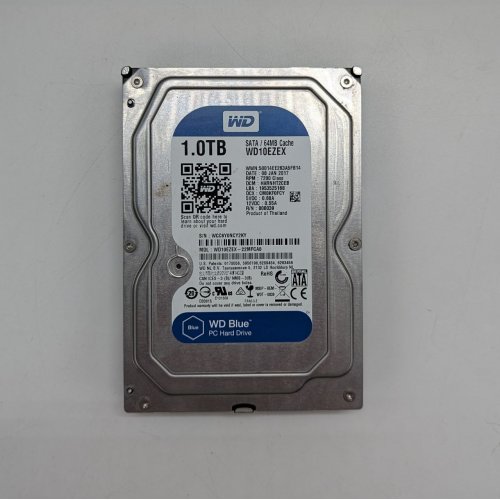 Купить Жесткий диск Western Digital Blue 1TB 64MB 3.5" (WD10EZEX) (Восстановлено продавцом, 669782) с проверкой совместимости: обзор, характеристики, цена в Киеве, Днепре, Одессе, Харькове, Украине | интернет-магазин TELEMART.UA фото