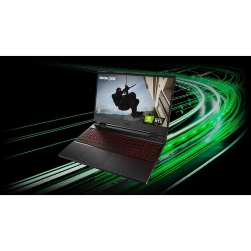 Купить Ноутбук Acer Nitro 5 AN517-55 (NH.QLFEU.00S) Obsidian Black - цена в Харькове, Киеве, Днепре, Одессе
в интернет-магазине Telemart фото