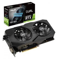 Відеокарта Asus GeForce RTX 2060 Dual Evo OC 6144MB (DUAL-RTX2060-O6G-EVO) (Відновлено продавцем, 669868)