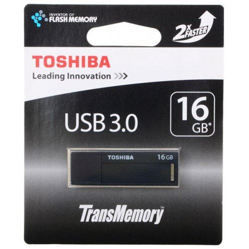 Накопичувач Toshiba U302 16GB USB 3.0 Black (THN-U302K0160M4) купити в Україні | Telemart фото