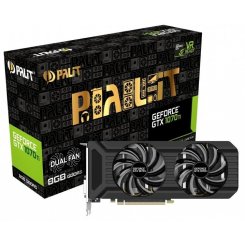 Відеокарта Palit GeForce GTX 1070 TI Dual 8192MB (NE5107T015P2-1043D) (Відновлено продавцем, 670100)