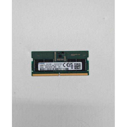 Купить Озу Samsung SODIMM DDR5 8GB 5600Mhz (M425R1GB4PB0-CWMOD) (Восстановлено продавцом, 670102) с проверкой совместимости: обзор, характеристики, цена в Киеве, Днепре, Одессе, Харькове, Украине | интернет-магазин TELEMART.UA фото