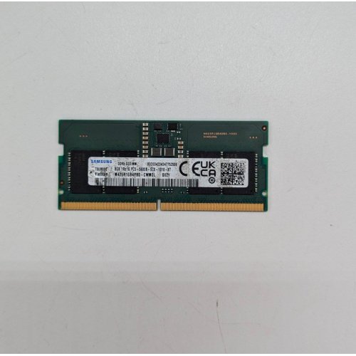 Озп Samsung SODIMM DDR5 8GB 5600Mhz (M425R1GB4PB0-CWMOD) (Відновлено продавцем, 670111) купити з перевіркою сумісності: огляд, характеристики, ціна у Києві, Львові, Вінниці, Хмельницькому, Івано-Франківську, Україні | інтернет-магазин TELEMART.UA фото