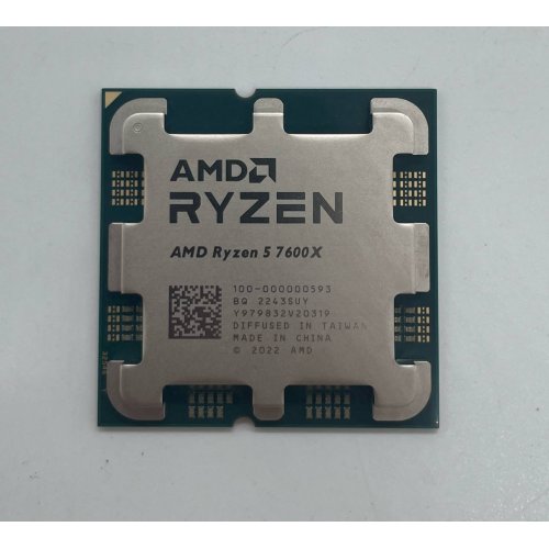 Купить Процессор AMD Ryzen 5 7600X 4.7(5.3)GHz 32MB sAM5 Tray (100-000000593) (Восстановлено продавцом, 670137) с проверкой совместимости: обзор, характеристики, цена в Киеве, Днепре, Одессе, Харькове, Украине | интернет-магазин TELEMART.UA фото