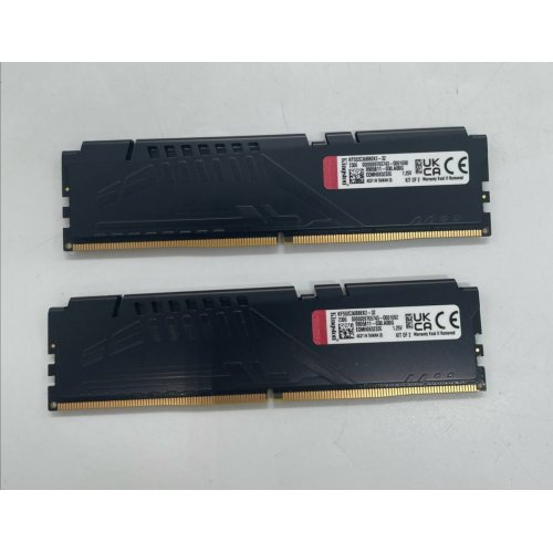 Купить Озу Kingston DDR5 32GB (2x16GB) 5200Mhz FURY Beast (KF552C36BBEK2-32) (Восстановлено продавцом, 670144) с проверкой совместимости: обзор, характеристики, цена в Киеве, Днепре, Одессе, Харькове, Украине | интернет-магазин TELEMART.UA фото