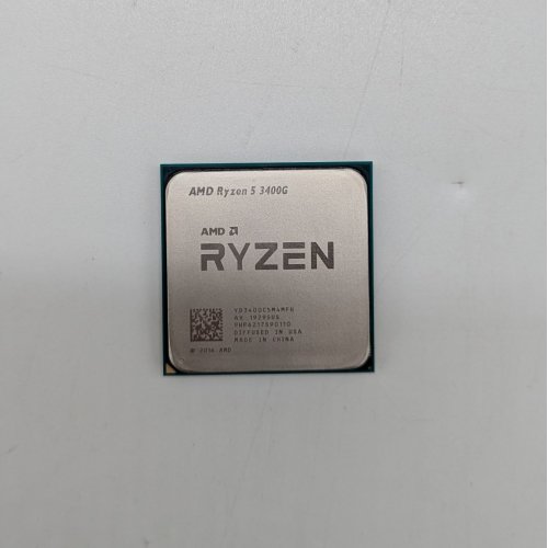 Процесор AMD Ryzen 5 3400G 3.7(4.2)GHz 4MB sAM4 Tray (YD3400C5M4MFH) (Відновлено продавцем, 670178) купити з перевіркою сумісності: огляд, характеристики, ціна у Києві, Львові, Вінниці, Хмельницькому, Івано-Франківську, Україні | інтернет-магазин TELEMART.UA фото