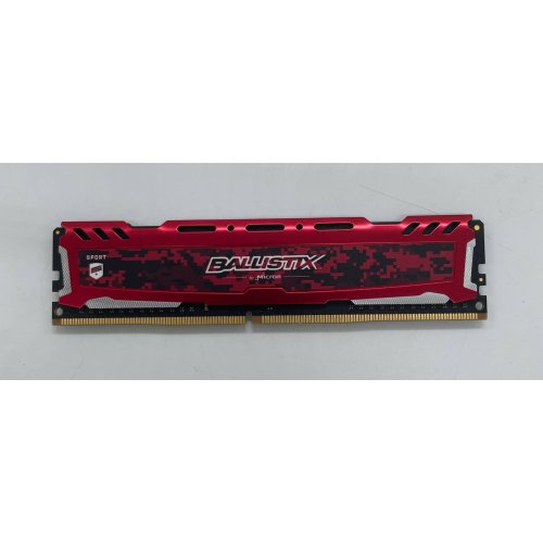 Купить Озу Crucial DDR4 8GB 3200Mhz Ballistix Sport LT Red (BLS8G4D32AESEK) (Восстановлено продавцом, 670258) с проверкой совместимости: обзор, характеристики, цена в Киеве, Днепре, Одессе, Харькове, Украине | интернет-магазин TELEMART.UA фото