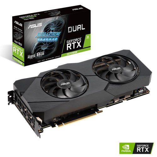 Відеокарта Asus GeForce RTX 2070 SUPER Dual Evo Advanced edition 8192MB (DUAL-RTX2070S-A8G-EVO) (Відновлено продавцем, 670266) купити з перевіркою сумісності: огляд, характеристики, ціна у Києві, Львові, Вінниці, Хмельницькому, Івано-Франківську, Україні | інтернет-магазин TELEMART.UA фото