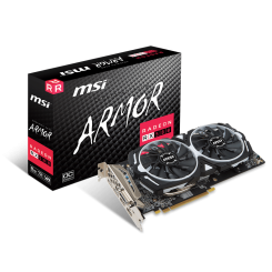 Видеокарта MSI Radeon RX 580 ARMOR OC 8192MB (RX 580 ARMOR 8G OC) (Восстановлено продавцом, 670294)