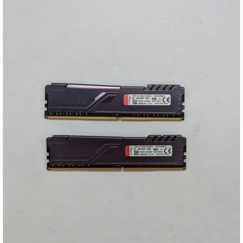 Купить Озу HyperX DDR4 16GB (2x8GB) 2666Mhz Fury Black (HX426C16FB3K2/16) (Восстановлено продавцом, 670479) с проверкой совместимости: обзор, характеристики, цена в Киеве, Днепре, Одессе, Харькове, Украине | интернет-магазин TELEMART.UA фото