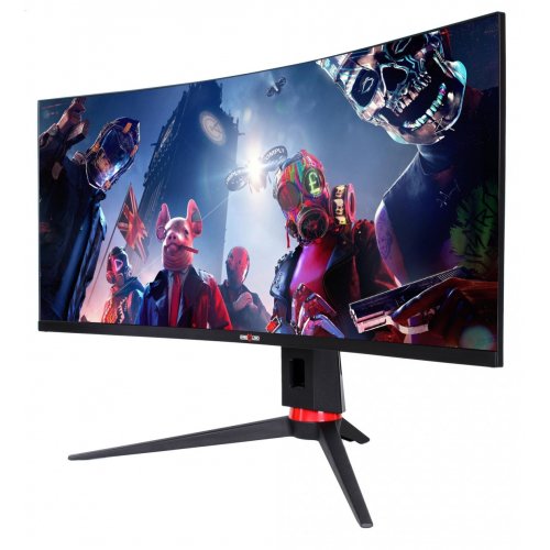 Купить Уценка монитор Qube 34" Overlord C34UQ144 Black (Битые пиксели, 1шт., 670523) - цена в Харькове, Киеве, Днепре, Одессе
в интернет-магазине Telemart фото