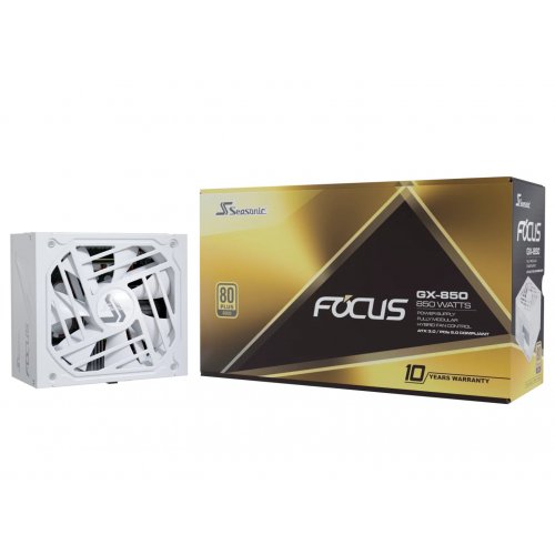 Photo Seasonic Focus GX-850W ATX 3.0 (SSR-850FX3 WHITE) White