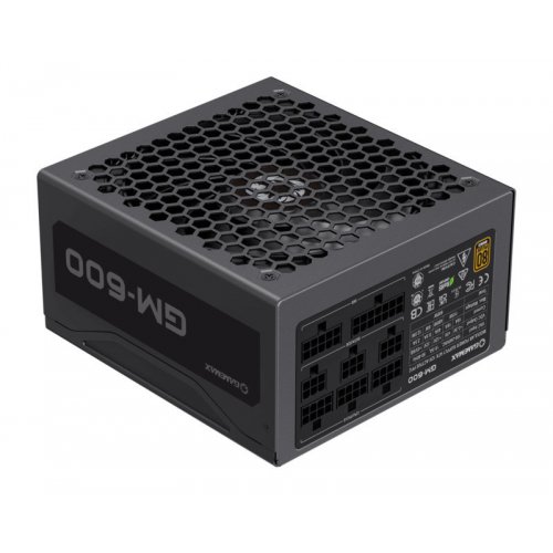 Купить Блок питания GAMEMAX GM-600 Modular 600W (GM-600 MODULAR) Black с проверкой совместимости: обзор, характеристики, цена в Киеве, Днепре, Одессе, Харькове, Украине | интернет-магазин TELEMART.UA фото