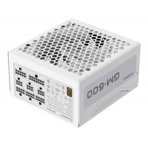 Купить Блок питания GAMEMAX GM-600 Modular 600W (GM-600 MODULAR WH) White с проверкой совместимости: обзор, характеристики, цена в Киеве, Днепре, Одессе, Харькове, Украине | интернет-магазин TELEMART.UA фото