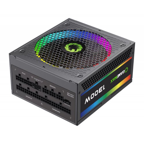 Блок живлення GAMEMAX RGB-1300 1300W PCIE5 (RGB-1300 WH) купити з перевіркою сумісності: огляд, характеристики, ціна у Києві, Львові, Вінниці, Хмельницькому, Івано-Франківську, Україні | інтернет-магазин TELEMART.UA фото