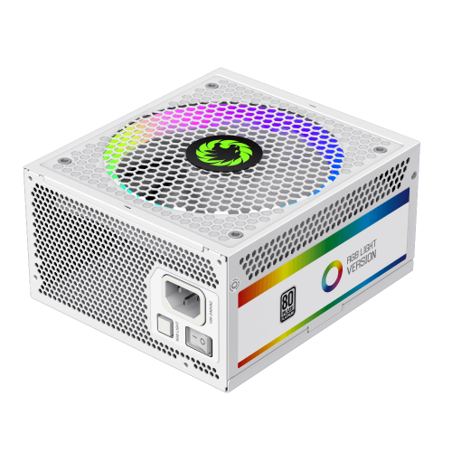 Фото Блок живлення GAMEMAX RGB-1300 1300W PCIE5 (RGB-1300 WH) White