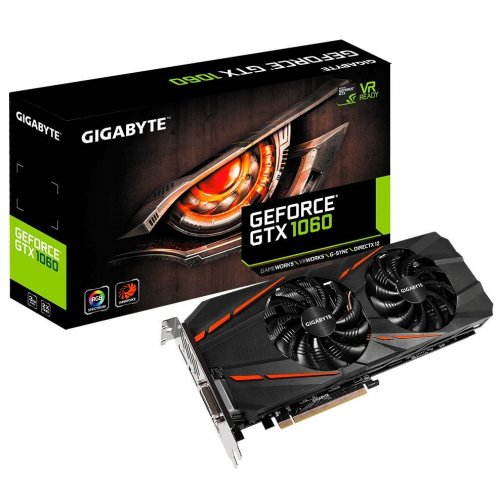 Купить Видеокарта Gigabyte GeForce GTX 1060 D5 3072MB (GV-N1060D5-3GD) (Восстановлено продавцом, 670603) с проверкой совместимости: обзор, характеристики, цена в Киеве, Днепре, Одессе, Харькове, Украине | интернет-магазин TELEMART.UA фото