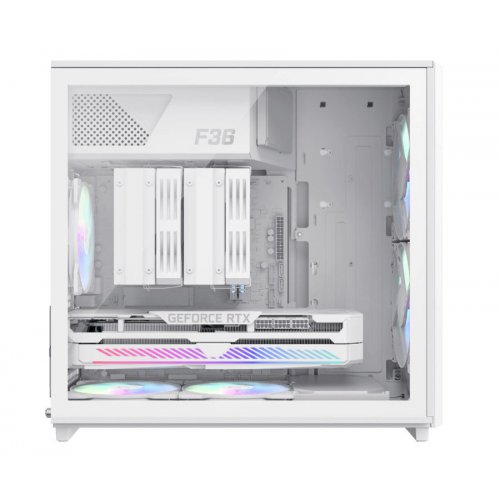 Корпус GAMEMAX F36 Tempered Glass без БЖ White купити з перевіркою сумісності: огляд, характеристики, ціна у Києві, Львові, Вінниці, Хмельницькому, Івано-Франківську, Україні | інтернет-магазин TELEMART.UA фото