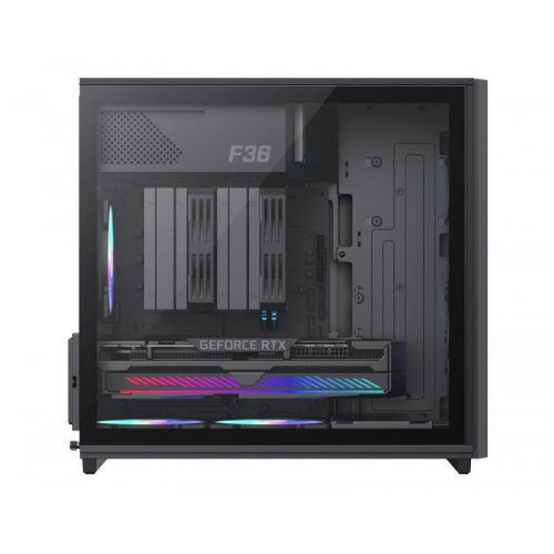 Корпус GAMEMAX F36 Tempered Glass без БЖ Black купити з перевіркою сумісності: огляд, характеристики, ціна у Києві, Львові, Вінниці, Хмельницькому, Івано-Франківську, Україні | інтернет-магазин TELEMART.UA фото