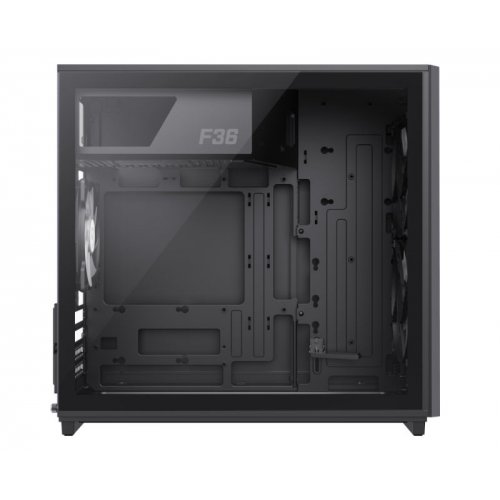 Корпус GAMEMAX F36 Tempered Glass без БЖ Black купити з перевіркою сумісності: огляд, характеристики, ціна у Києві, Львові, Вінниці, Хмельницькому, Івано-Франківську, Україні | інтернет-магазин TELEMART.UA фото