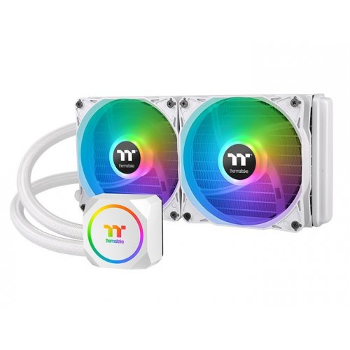 Готова СВО Thermaltake TH240 ARGB Sync (CL-W301-PL12SW-A) Snow купити з перевіркою сумісності: огляд, характеристики, ціна у Києві, Львові, Вінниці, Хмельницькому, Івано-Франківську, Україні | інтернет-магазин TELEMART.UA фото