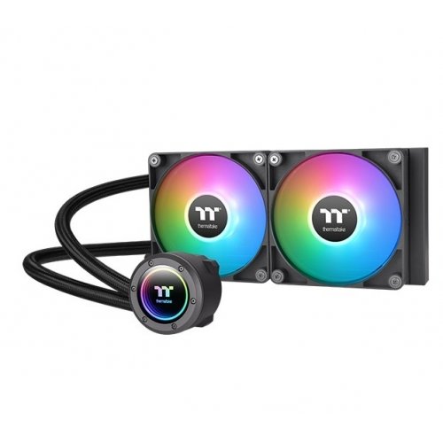 Купить Готовая СВО Thermaltake TH240 V2 ARGB Sync (CL-W361-PL12SW-A) Black с проверкой совместимости: обзор, характеристики, цена в Киеве, Днепре, Одессе, Харькове, Украине | интернет-магазин TELEMART.UA фото