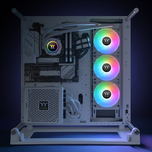 Купить Готовая СВО Thermaltake TH360 V2 ARGB Sync (CL-W365-PL12SW-A) Snow с проверкой совместимости: обзор, характеристики, цена в Киеве, Днепре, Одессе, Харькове, Украине | интернет-магазин TELEMART.UA фото