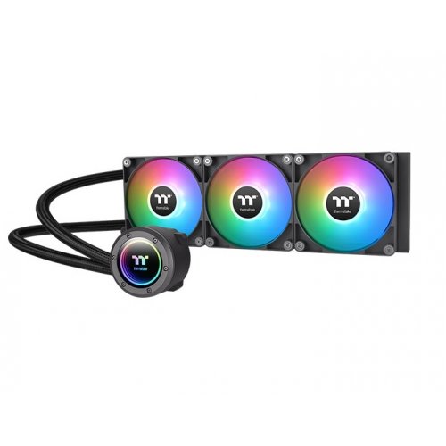 Готова СВО Thermaltake TH420 V2 ARGB Sync (CL-W376-PL14SW-A) Black купити з перевіркою сумісності: огляд, характеристики, ціна у Києві, Львові, Вінниці, Хмельницькому, Івано-Франківську, Україні | інтернет-магазин TELEMART.UA фото