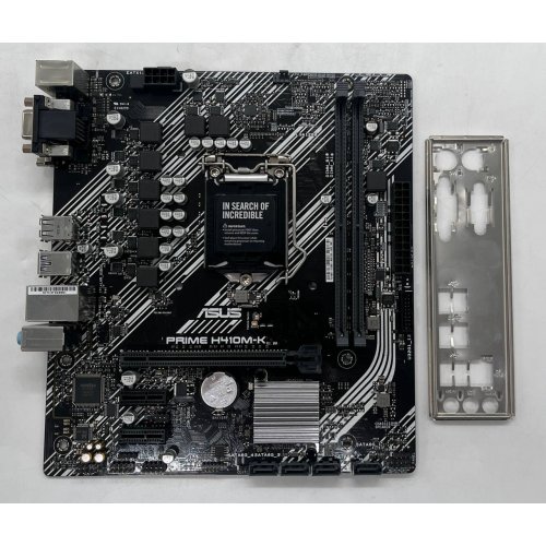 Купить Материнская плата Asus PRIME H410M-K (s1200, Intel H410) (Восстановлено продавцом, 670634) с проверкой совместимости: обзор, характеристики, цена в Киеве, Днепре, Одессе, Харькове, Украине | интернет-магазин TELEMART.UA фото