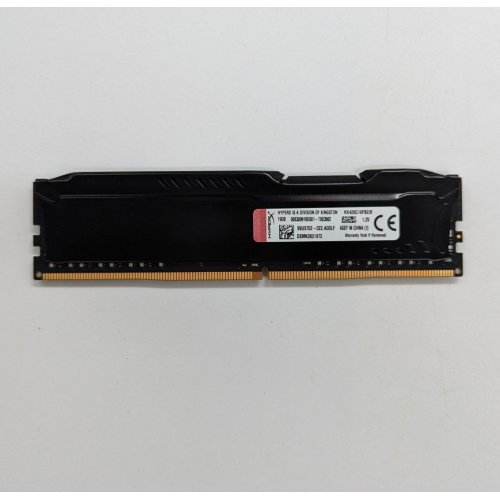 Озп HyperX DDR4 8GB 2666Mhz Fury Black (HX426C16FB2/8) (Відновлено продавцем, 670661) купити з перевіркою сумісності: огляд, характеристики, ціна у Києві, Львові, Вінниці, Хмельницькому, Івано-Франківську, Україні | інтернет-магазин TELEMART.UA фото