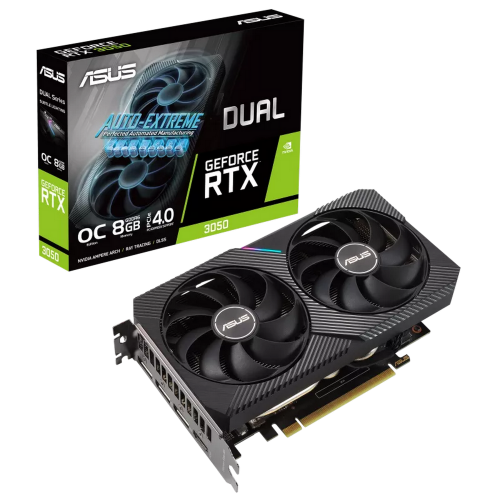 Купить Видеокарта Asus Dual GeForce RTX 3050 OC 8192MB (DUAL-RTX3050-O8G) (Восстановлено продавцом, 670667) с проверкой совместимости: обзор, характеристики, цена в Киеве, Днепре, Одессе, Харькове, Украине | интернет-магазин TELEMART.UA фото