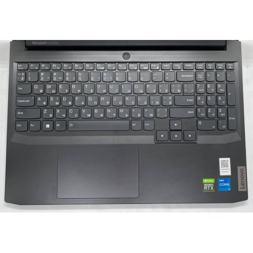 Купити Ноутбук Lenovo IdeaPad Gaming 3 15IHU6 (82K10190RA) Shadow Black (Відновлено продавцем, 670681) - ціна в Києві, Львові, Вінниці, Хмельницькому, Франківську, Україні | інтернет-магазин TELEMART.UA фото