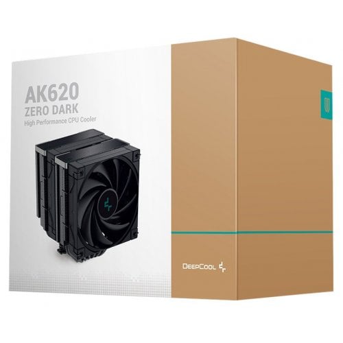 Купить Уценка кулер Deepcool AK620 ZERO DARK (R-AK620-BKNNMT-G-1) (Следы использования, 670708) с проверкой совместимости: обзор, характеристики, цена в Киеве, Днепре, Одессе, Харькове, Украине | интернет-магазин TELEMART.UA фото