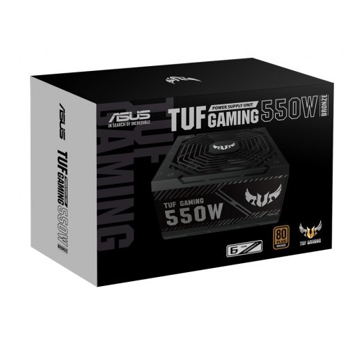 Купить Блок питания Asus TUF Gaming 550W (90YE00D2-B0NA00) с проверкой совместимости: обзор, характеристики, цена в Киеве, Днепре, Одессе, Харькове, Украине | интернет-магазин TELEMART.UA фото