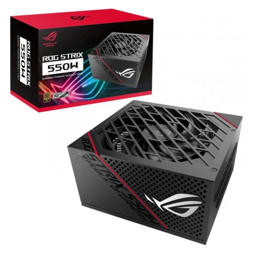 Купить Блок питания Asus ROG Strix 550W (90YE00A2-B0NA00) с проверкой совместимости: обзор, характеристики, цена в Киеве, Днепре, Одессе, Харькове, Украине | интернет-магазин TELEMART.UA фото