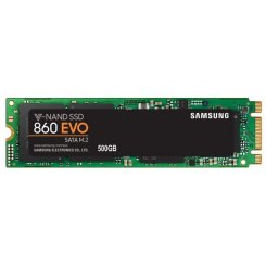 Ssd-диск Samsung 860 EVO V-NAND MLC 500GB M.2 (2280 SATA) (MZ-N6E500BW) (Відновлено продавцем, 671552)