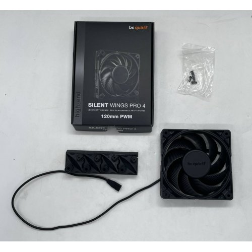 Кулер для корпуса Be Quiet! Silent Wings PRO 4 120 PWM (BL098) (Відновлено продавцем, 671663) купити з перевіркою сумісності: огляд, характеристики, ціна у Києві, Львові, Вінниці, Хмельницькому, Івано-Франківську, Україні | інтернет-магазин TELEMART.UA фото