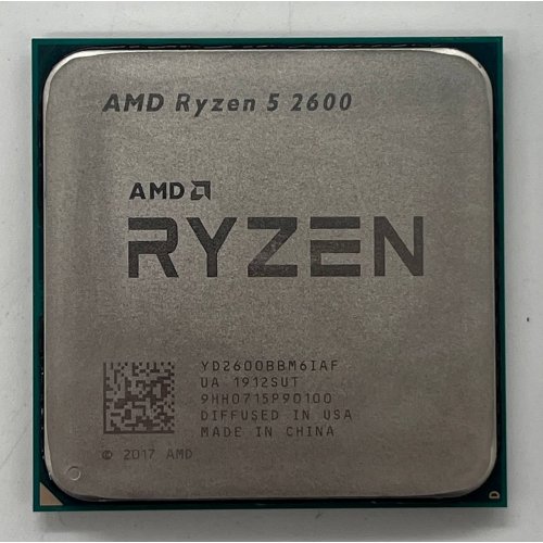 Процесор AMD Ryzen 5 2600 3.4(3.9)GHz 16MB sAM4 Tray (YD2600BBM6IAF) (Відновлено продавцем, 671678) купити з перевіркою сумісності: огляд, характеристики, ціна у Києві, Львові, Вінниці, Хмельницькому, Івано-Франківську, Україні | інтернет-магазин TELEMART.UA фото