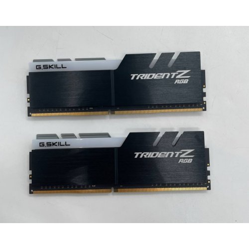 Озп G.Skill DDR4 32GB (2x16GB) 3600Mhz Trident Z RGB (F4-3600C18D-32GTZR) (Відновлено продавцем, 671683) купити з перевіркою сумісності: огляд, характеристики, ціна у Києві, Львові, Вінниці, Хмельницькому, Івано-Франківську, Україні | інтернет-магазин TELEMART.UA фото