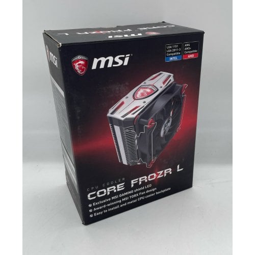 Кулер MSI CORE FROZR L (Відновлено продавцем, 671744) купити з перевіркою сумісності: огляд, характеристики, ціна у Києві, Львові, Вінниці, Хмельницькому, Івано-Франківську, Україні | інтернет-магазин TELEMART.UA фото